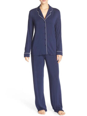 NORDSTROM LINGERIE Moonlight Pajamas xl Navy Peacoat  Pajamas PJs EXTRA LARGE